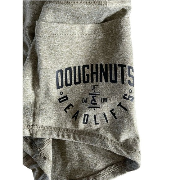 Doughnuts & Deadlifts DNDL Side Pocket Logo Shorts Scrunch Butt Detail Women’s S - Picture 3 of 6